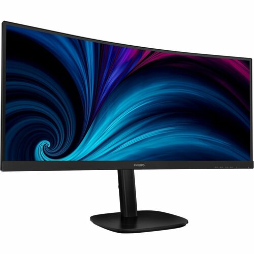 Monitor Philips 34B2U3600C/00, 34", 21:9, Curved 1500R, VA, WQHD 3440 × 1440, 120Hz, 4ms, HDMI, DisplayPort, USB-C 90W, RJ45 – Zezë