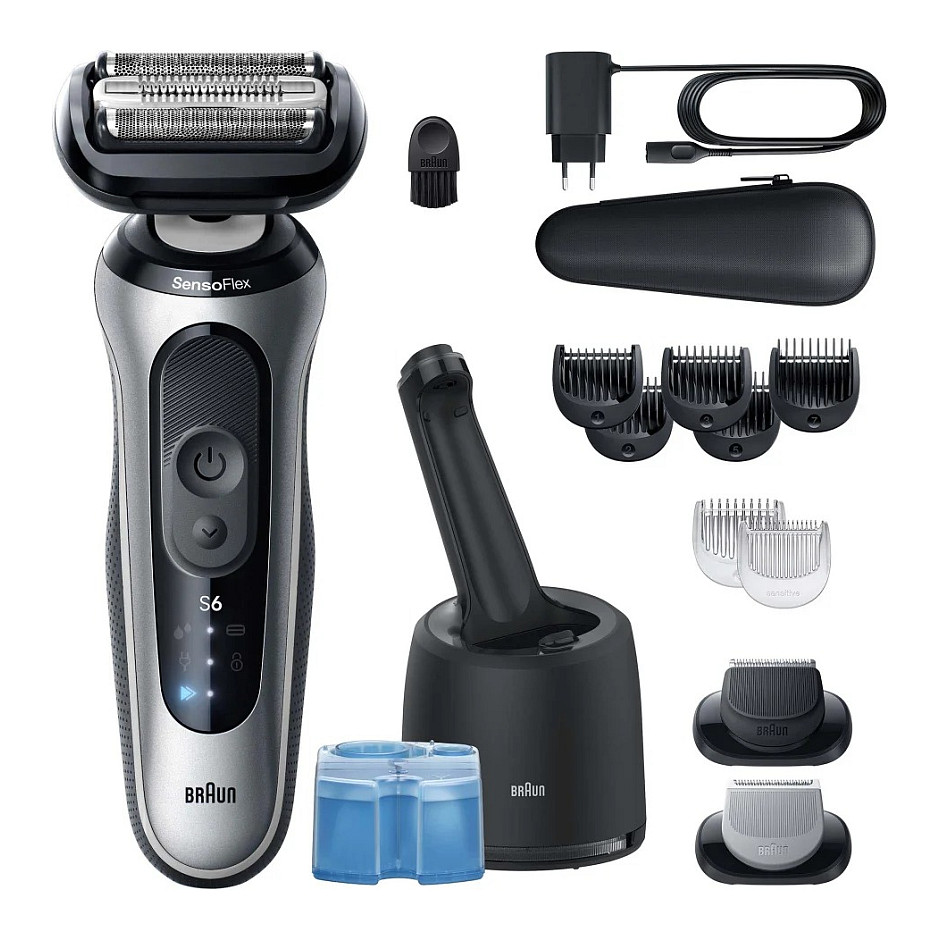 Makinë e rrojës Braun Series 6 62-S7650cc, Wet & Dry, SmartCare Center – Argjend/Zezë 2