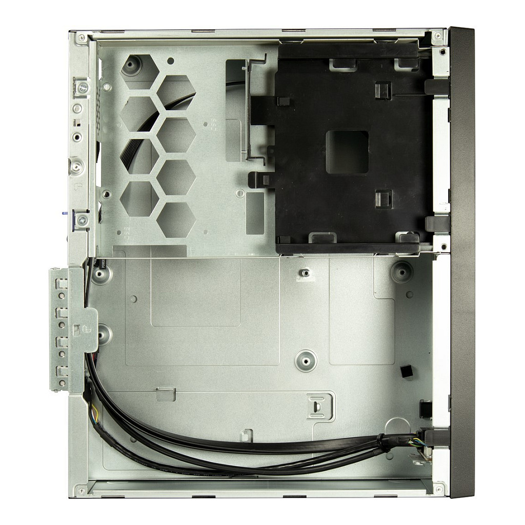 Kasë PC Inter-Tech S-331 / Desktop / 8.3L / Micro-ATX + Mini-ITX / Slim DVD / Low-Profile GPU - Zezë thumbnail 5