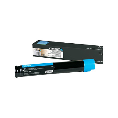 Toner Lexmark C950X2CG, 22,000 faqe - Blu