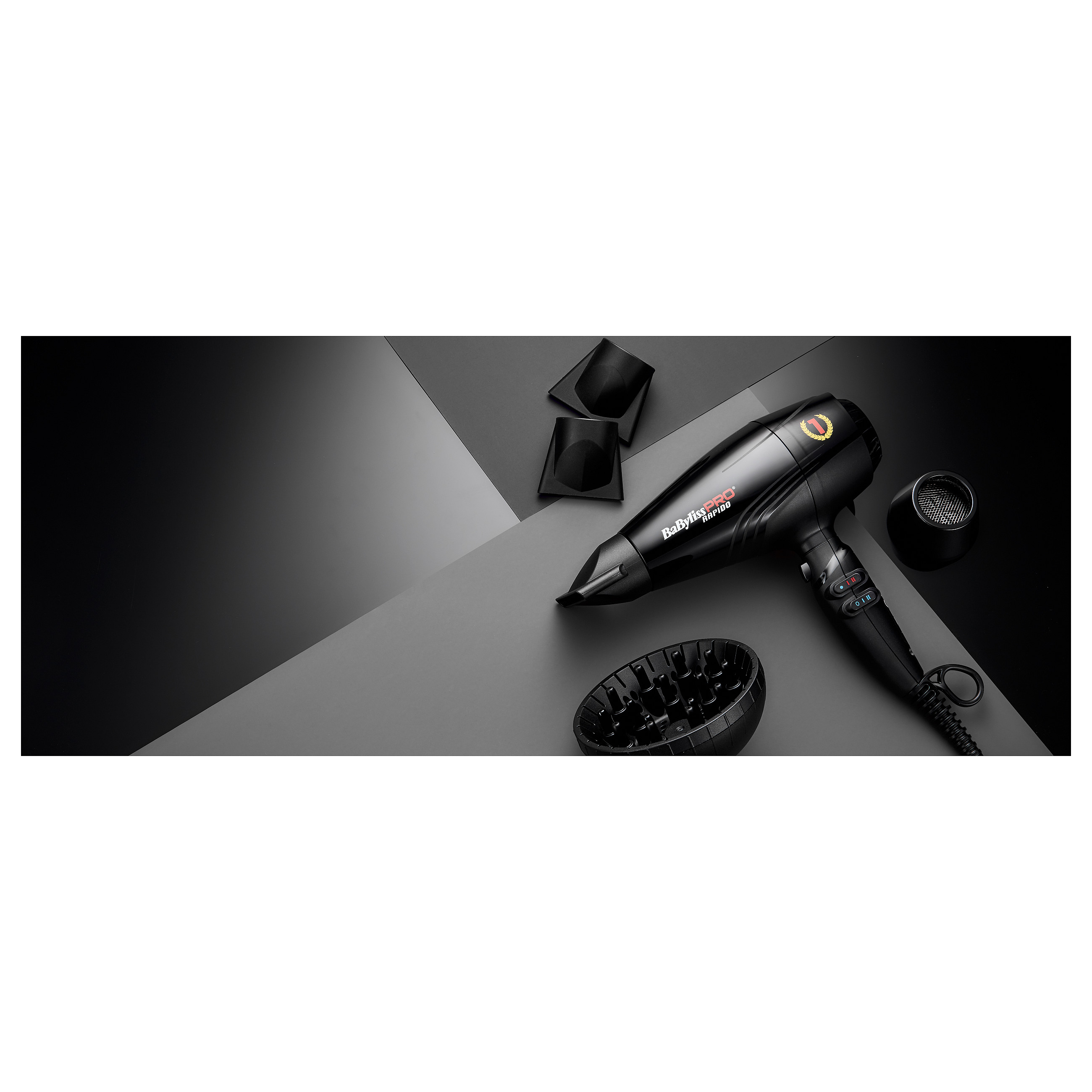 Tharëse për Flokë BaBylissPRO Rapido Ferrari BAB7000IE, 2200W, Motor Digjital EDM, Jonizim, 6 Nivele Shpejtësie dhe Temperature, 399g – Zezë 3