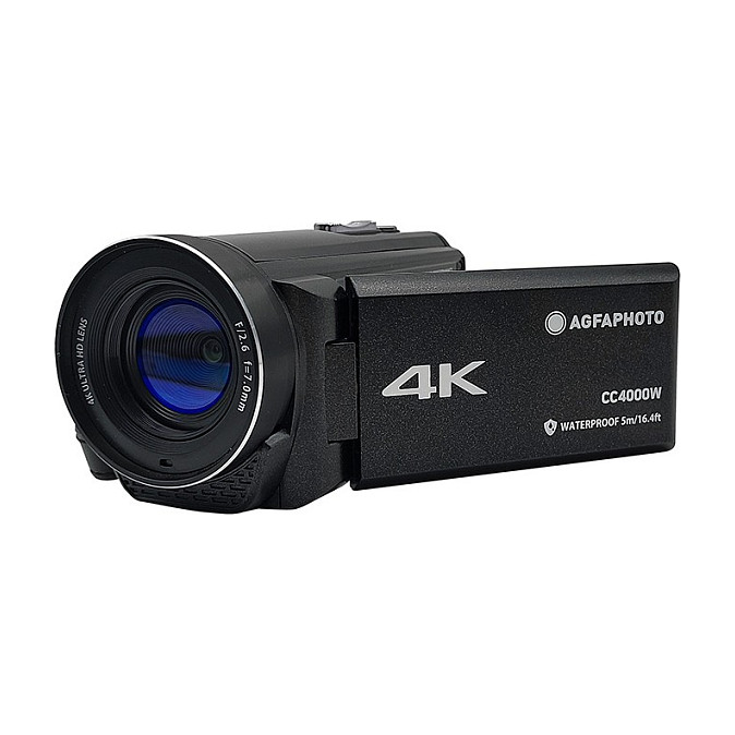 Video Kamera AgfaPhoto Realimove CC4000W, 24MP, 4K, 18x Digital Zoom, 3", Waterproof 5m – Zezë 4