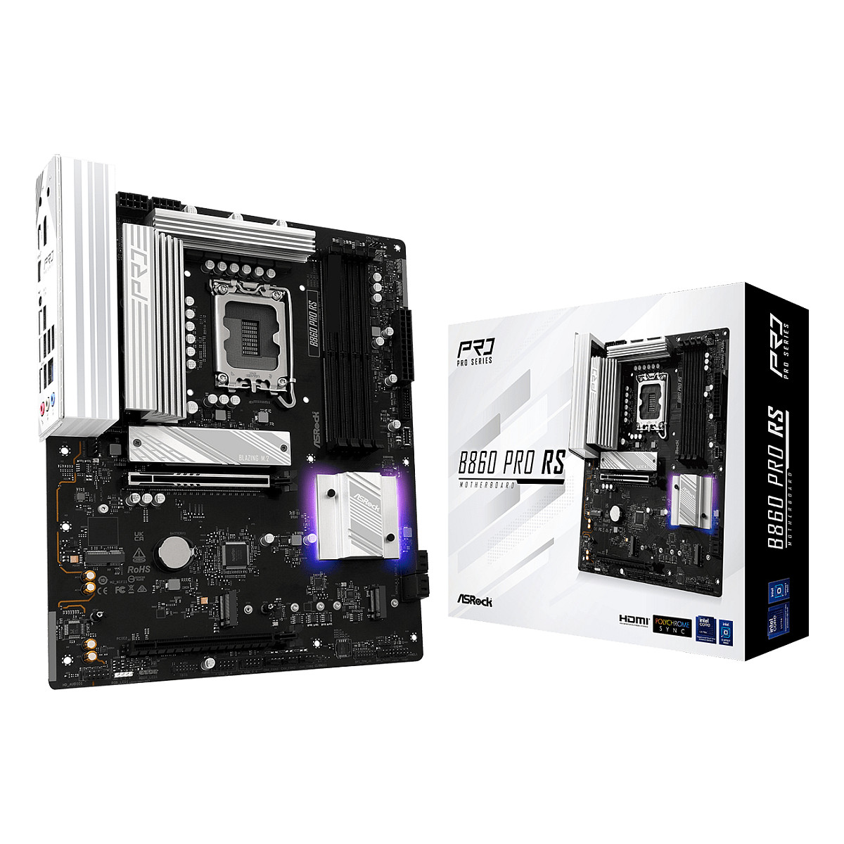 Pllakë Amë ASRock B860 Pro RS / LGA 1851 / DDR5 / ATX / HDMI+DP
