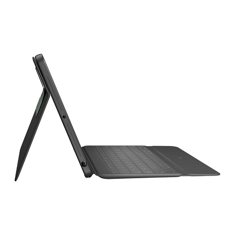 Tastierë për Tablet Logitech Rugged Folio / iPad 7th, 8th & 9th Gen / QWERTY Pan Nordic / Smart Connector / Mbrojtje ndaj Goditjeve / Rezistente ndaj Derdhjeve – Gri 3