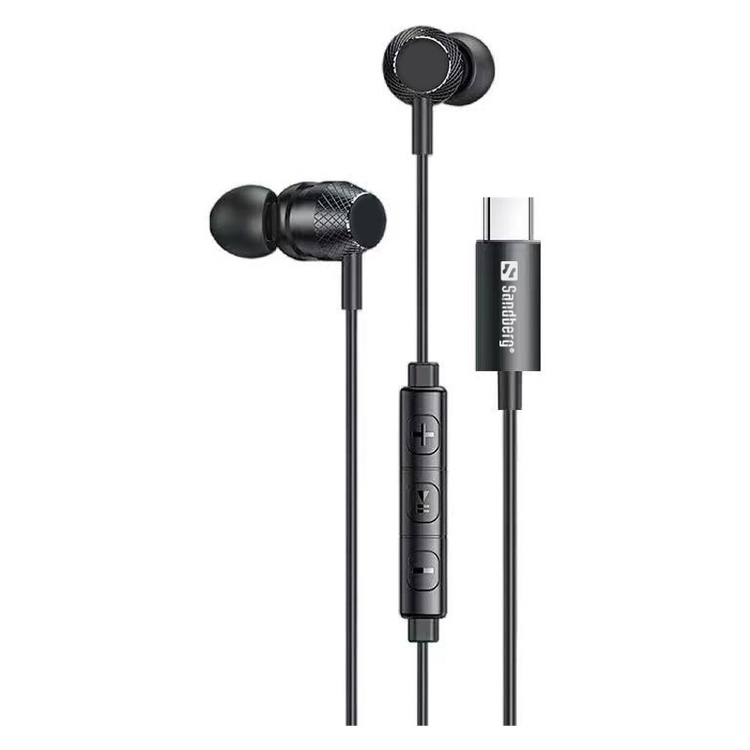 Kufje me kabllo Sandberg 126-50 / In-Ear / USB-C / USB-A / 10mm / 20-20000Hz / Mikrofon / 1.2m - Zezë 3