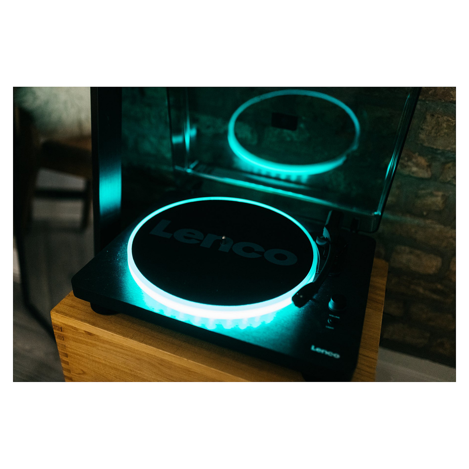 Gramafon Lenco LS-50LEDBK, Me Rrip, Manual, USB Type-B, Fuqi RMS 4 W - Zezë 10