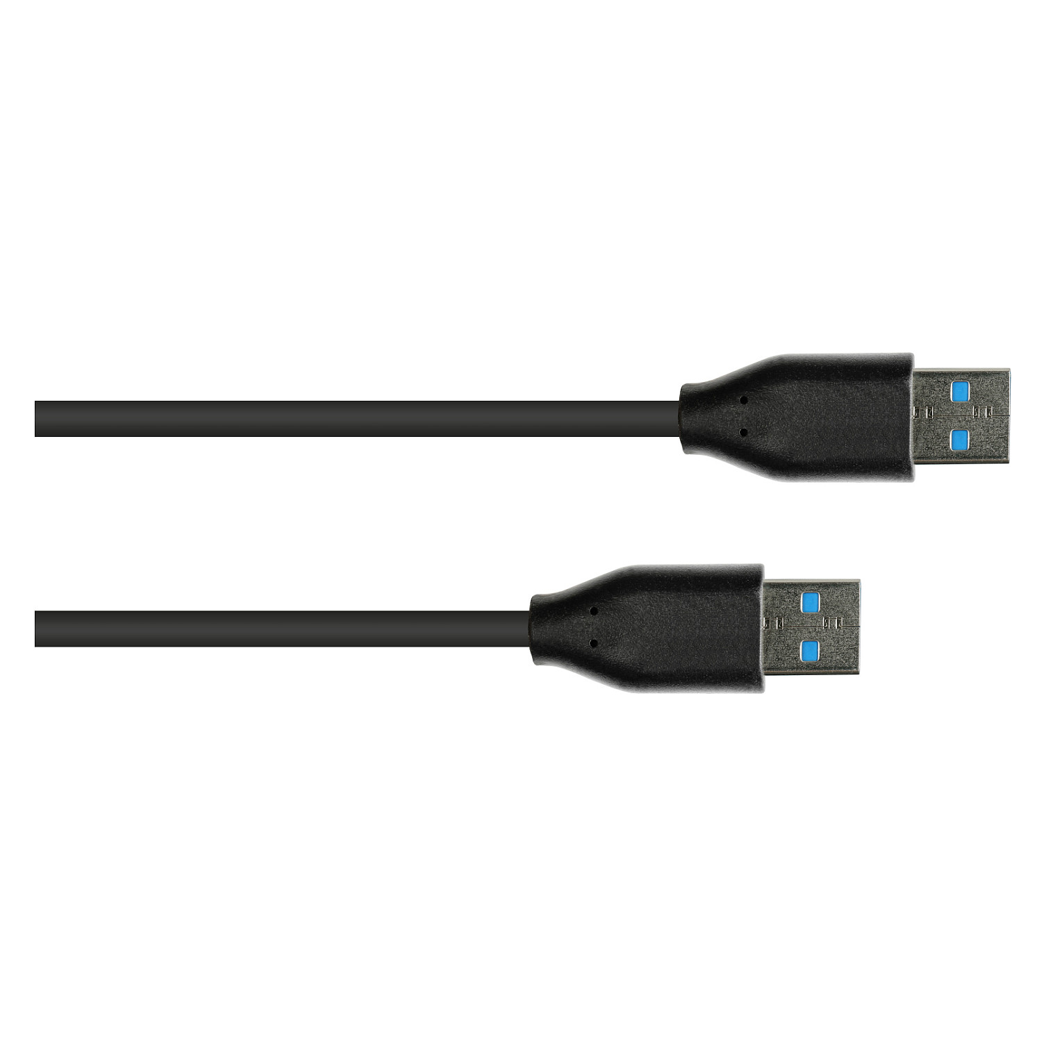 Kabllo USB Good Connections Alcasa 2831-AA005S, USB 3.2 Gen 2, USB-A Mashkull në USB-A Mashkull, 10Gbps, 0,5m - Zezë 2