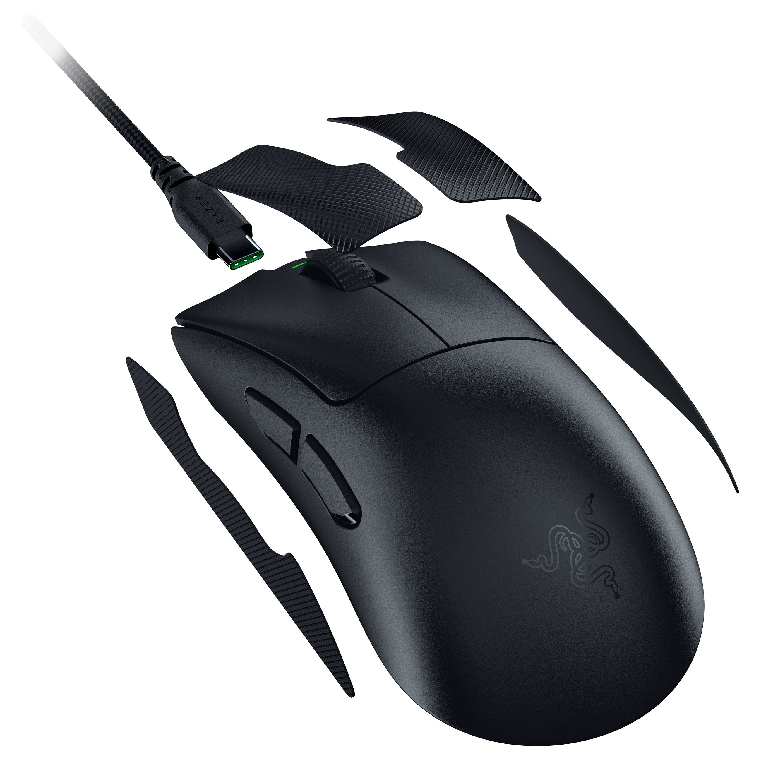 Maus Gaming Razer DeathAdder V4 Pro / Wireless / Focus Pro 45K / 45.000 DPI / 8000Hz - Zezë 5