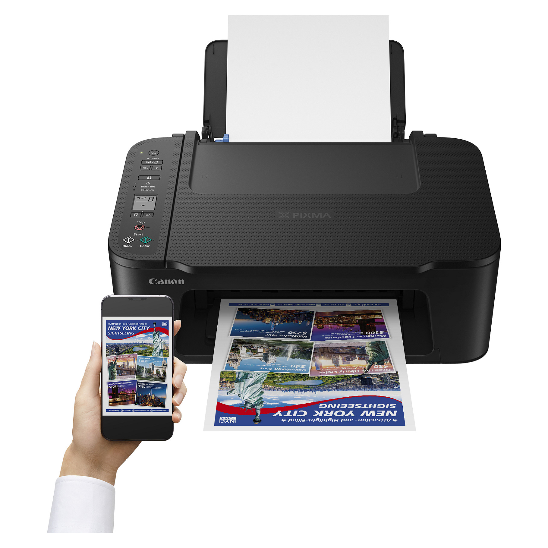 Printer Multifunksional T Canon PIXMA TS3750i 3in1 A4 WIFI / 7.7ppm - Zezë thumbnail 6