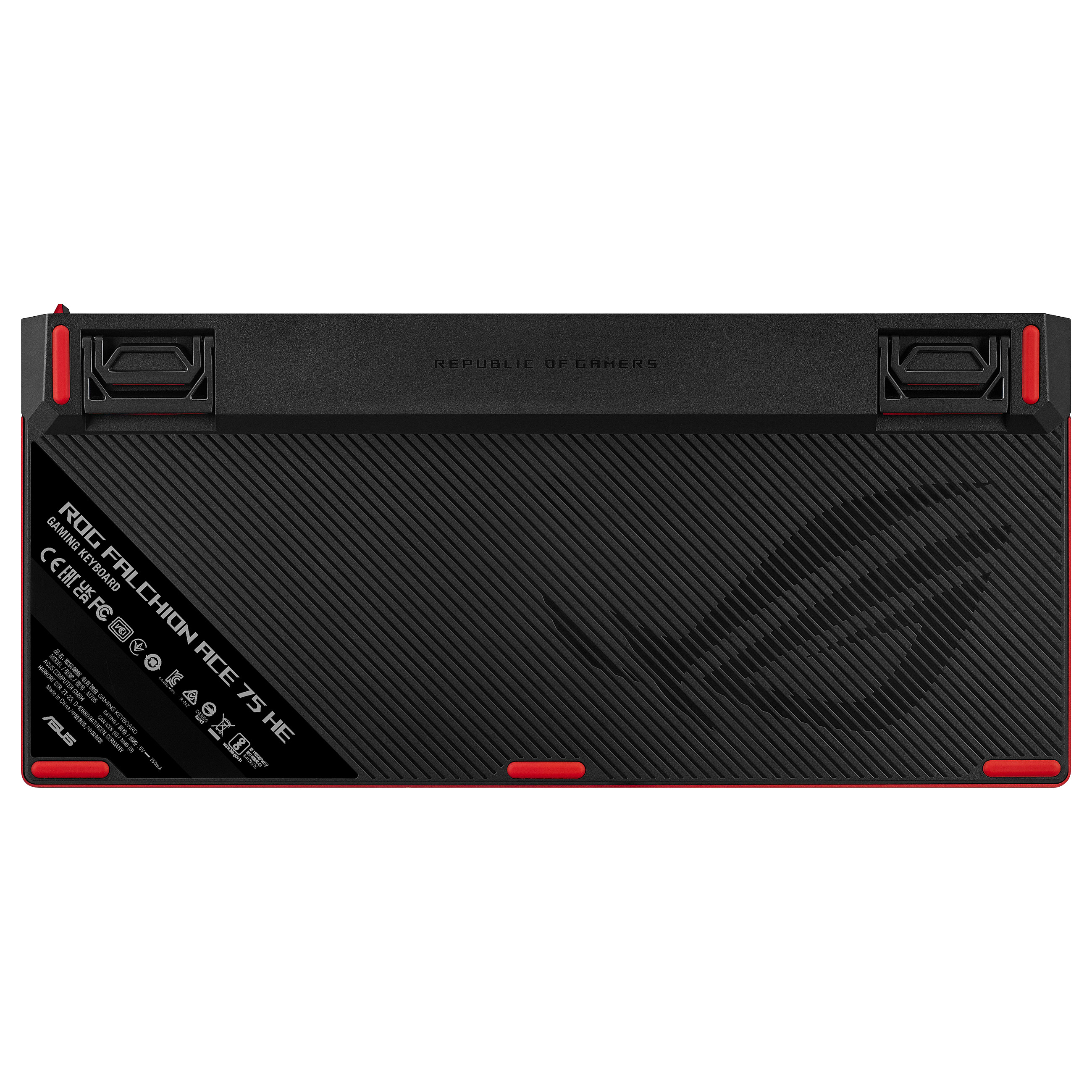 Tastierë Gaming ASUS ROG Falchion Ace 75 HE / Magnetic HFX V2 / 75% / Wired / USB-C / RGB - Kuqe 4