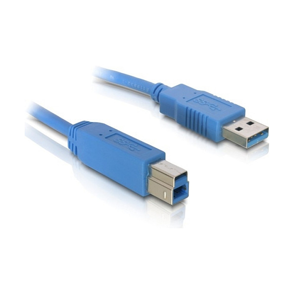 Kabllo USB DeLOCK 82580, USB-A në USB-B, USB 5 Gbps, 1 m - Blu