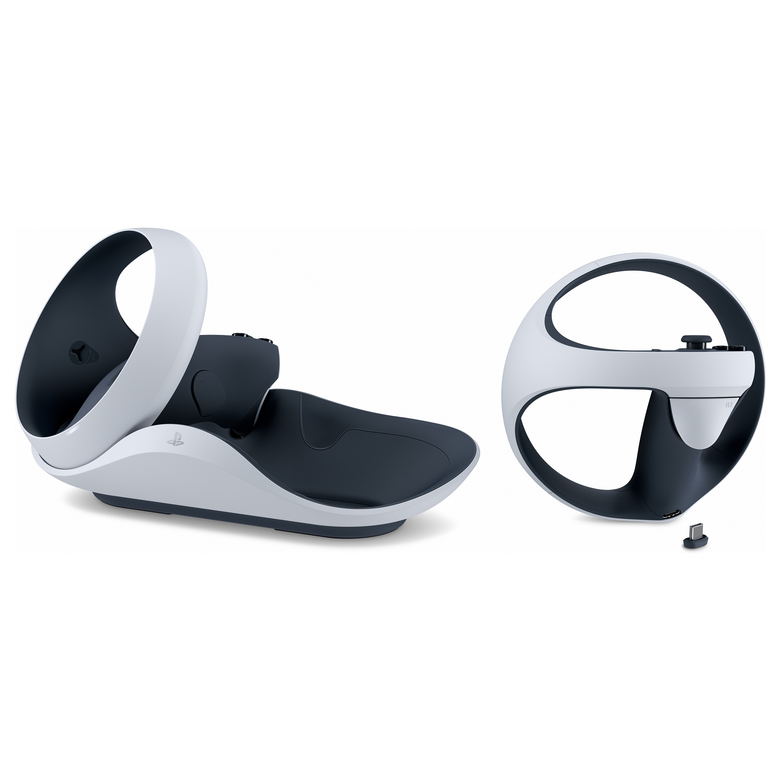 Aksesorë për Konzola Sony PlayStation VR2 Sense Charging Station / Për PS VR2 Sense Controller / PS5 - Zezë/Bardhë 2
