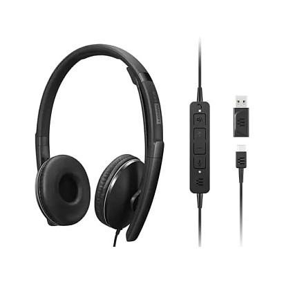 Kufje me kabllo Lenovo 4XD1M45627 / USB-C / 32mm / ANC / Mikrofon - Zezë 3