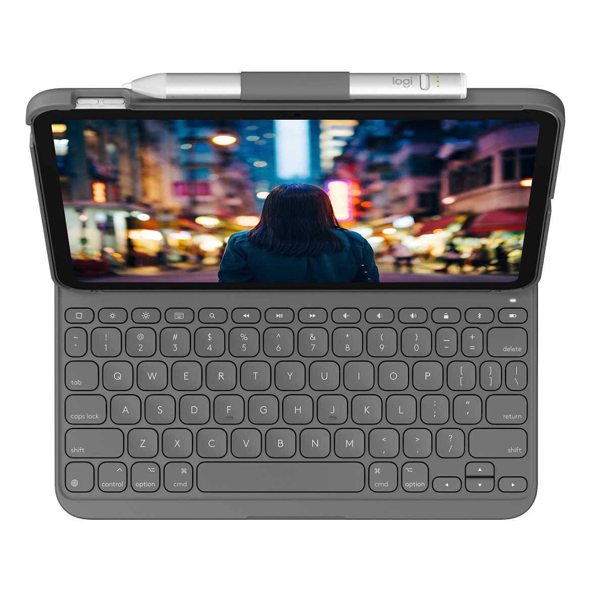 Tastierë për tabletë Logitech Slim Folio / 920-011413 / për iPad 10.9" (10th Gen) / QWERTY US International / Bluetooth / Folio Case - Hiri 3