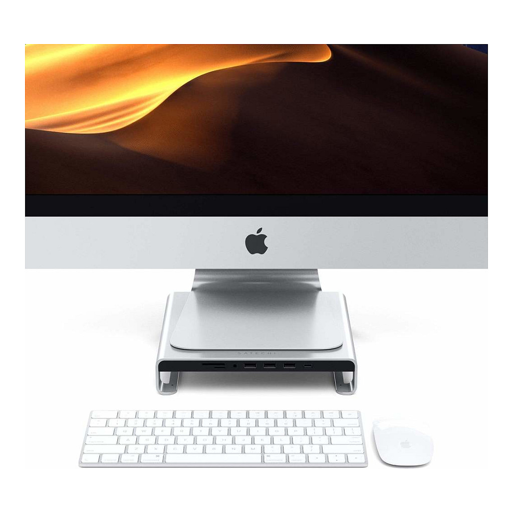 Docking Station Satechi ST-AMSHS / USB-C / HDMI / USB-A / SD & microSD - Argjend thumbnail 2