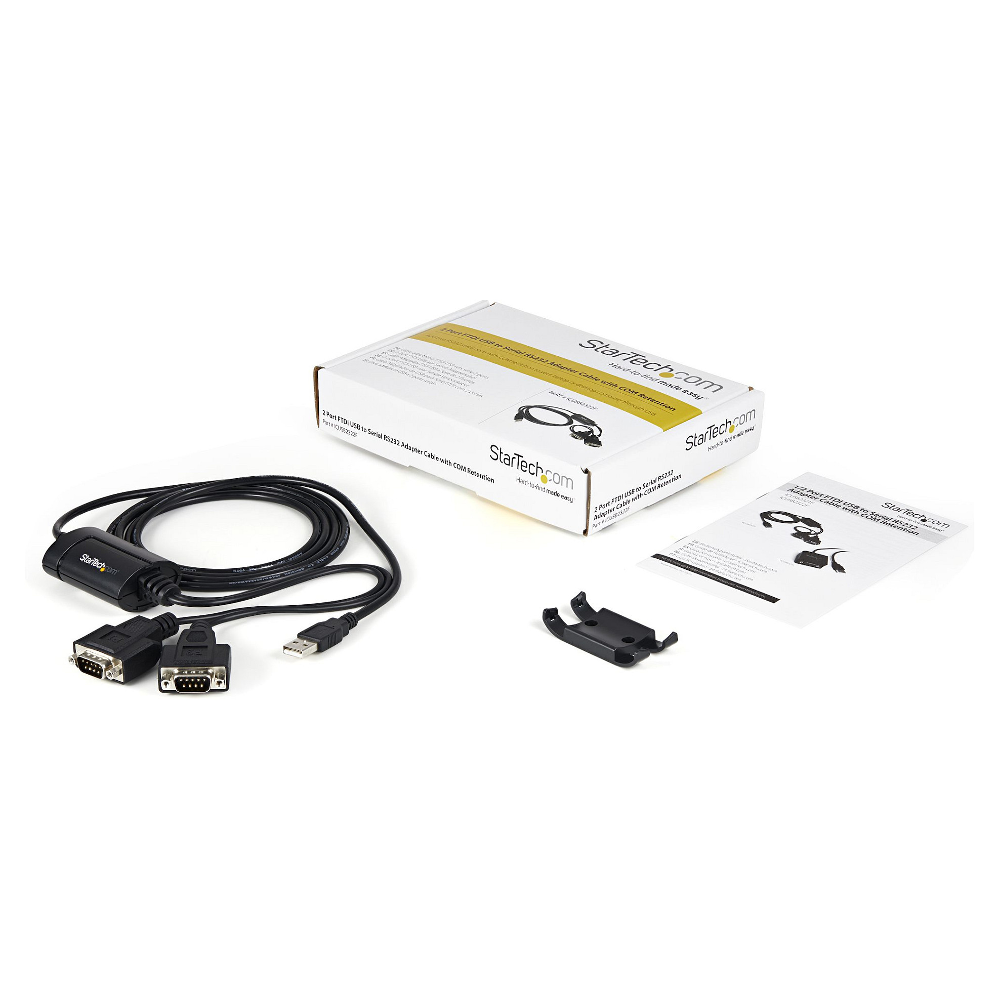 Adapter Serial StarTech.com ICUSB2322F, USB-A në 2x RS-232 DB9, USB 2.0, 921.6 Kbps – Zezë 6
