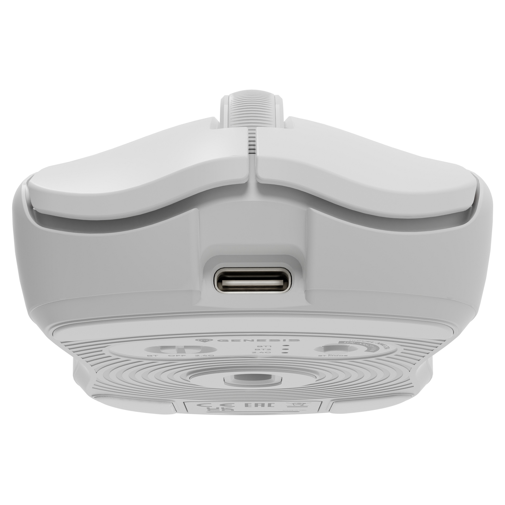 Maus Gaming Genesis Zircon 500 / Wireless / PMW3325 / 10.000 DPI / 2.4 GHz + Bluetooth - Bardhë 9
