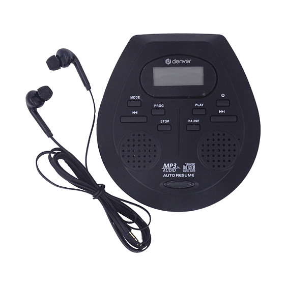 CD Player Portativ Denver DMP-395B, MP3, LCD, 3.5 mm – Zezë 3