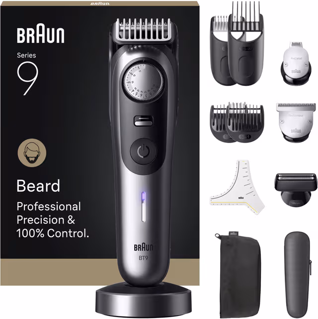 Makinë e Rrojës Braun Series 8 8617s, 4+1, SensoAdapt, Wet & Dry, 60 Min - Argjend, Zezë 8