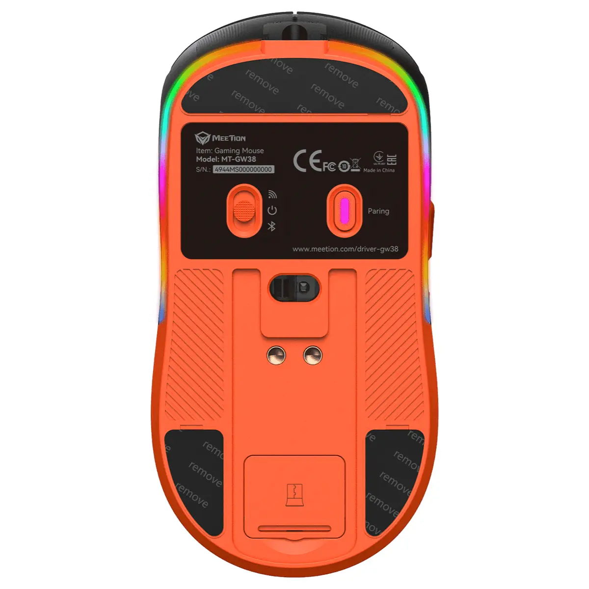 Maus Gaming Meetion GW38 with Magnetic Charging Dock - Zezë 3