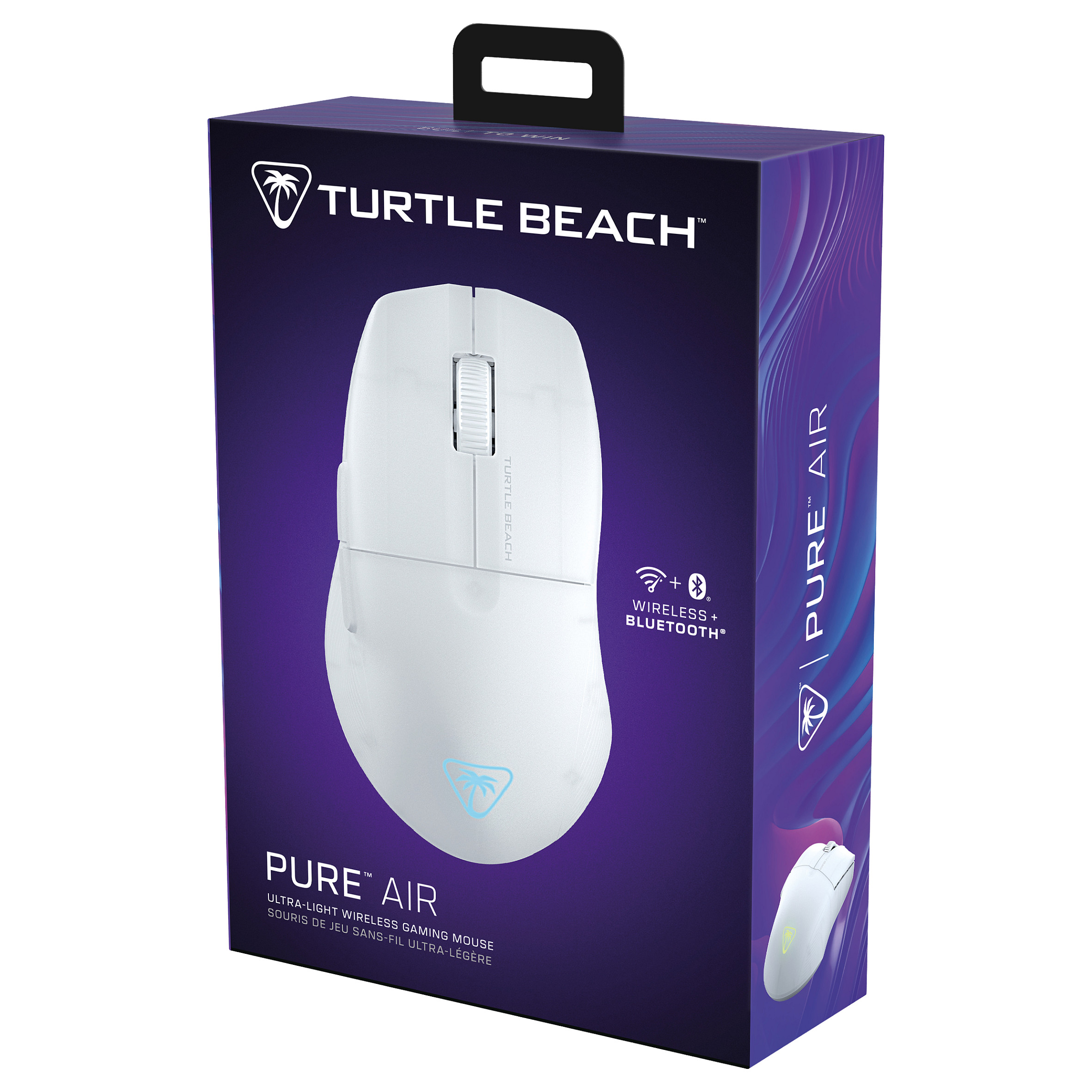 Maus Gaming Turtle Beach Pure Air / Wireless / Owl-Eye / 26.000 DPI / 1000Hz / 2.4 GHz + Bluetooth / RGB - Bardhë 9
