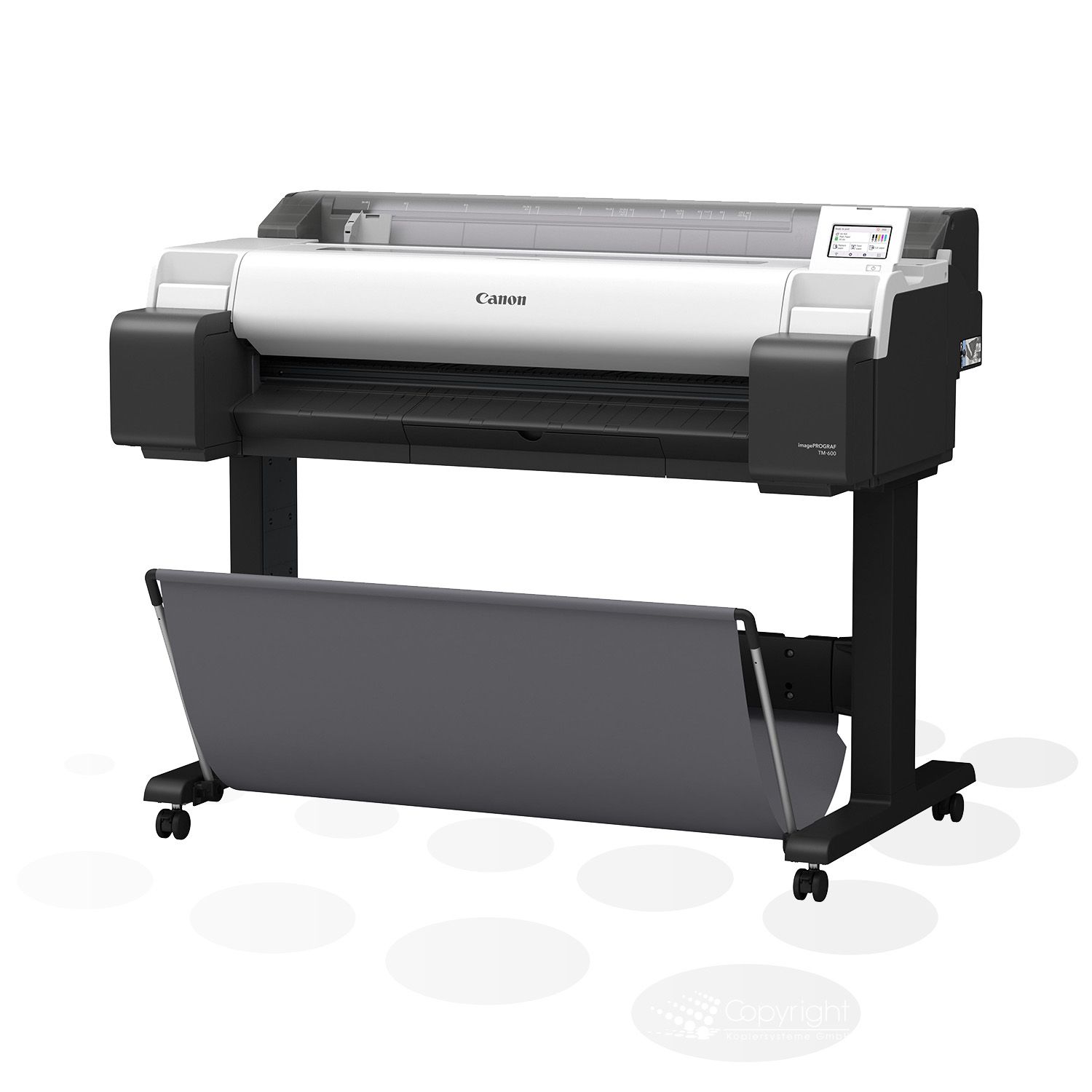 Printer Plotter Canon imagePROGRAF TM-600, 36 inç, A0, Inkjet, 2400 × 1200 dpi, 5 ngjyra, Wi-Fi, USB, Ethernet - Bardhë