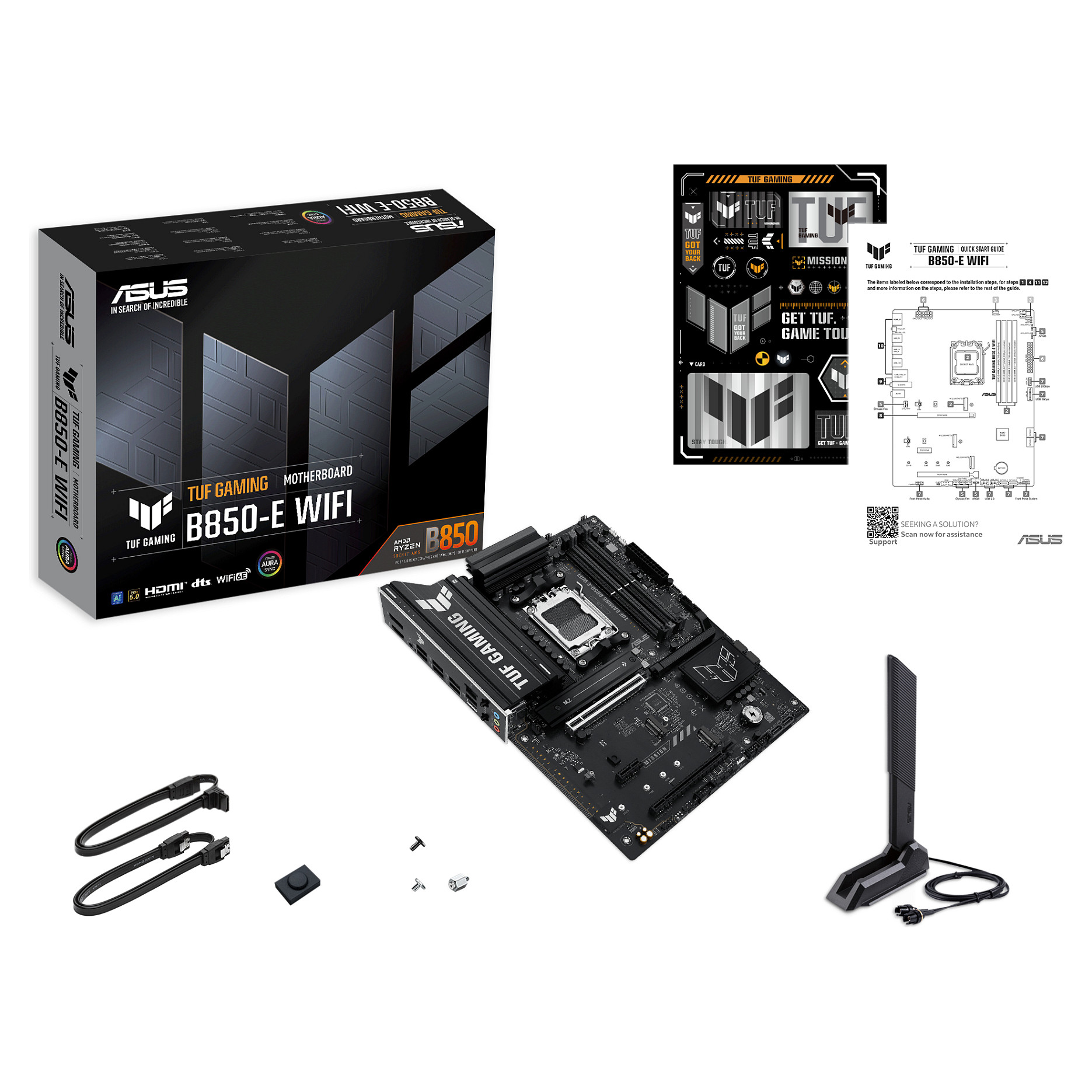 Pllakë amë MB ASUS TUF GAMING B850-E WIFI thumbnail 4
