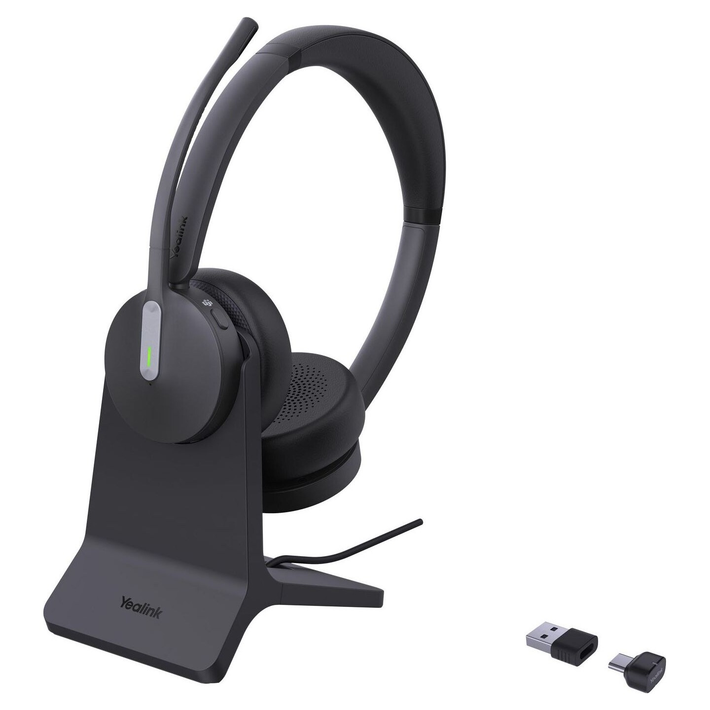 Kufje pa kabllo Yealink BH70 Dual, Bluetooth 5.3, USB-C/A, Microsoft Teams, Bazë Karikimi - Zezë