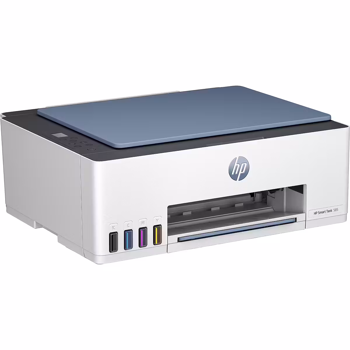 Printer Multifunksional HP Smart Tank 585 / Inkjet me Ngjyra A4 / 12 ppm / 3 në 1 / Wi-Fi + USB - Bardhë 2