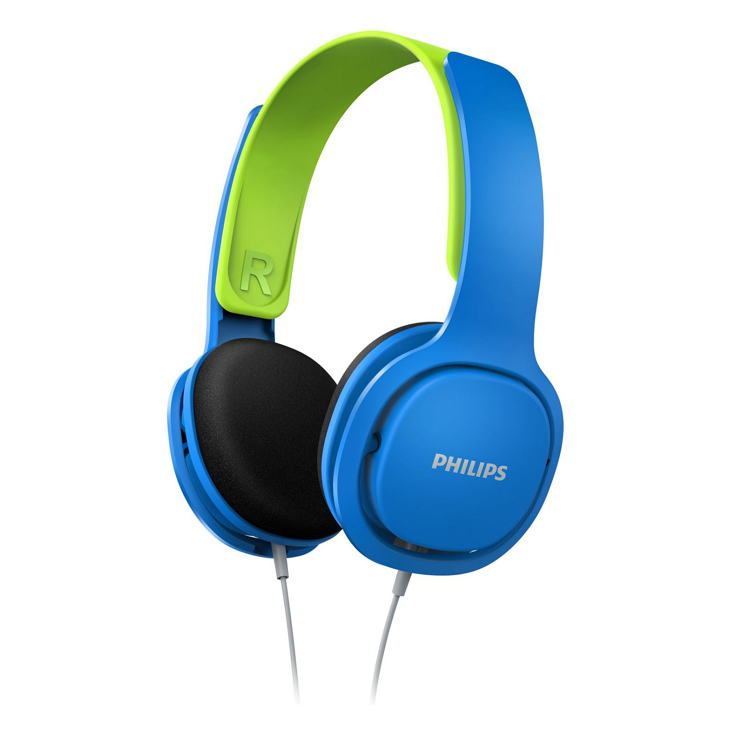 Kufje me kabllo Philips SHK2000BL / 00 / On-Ear / 32mm / 85dB / 3.5mm / Për Fëmijë - Blu/Gjelbër