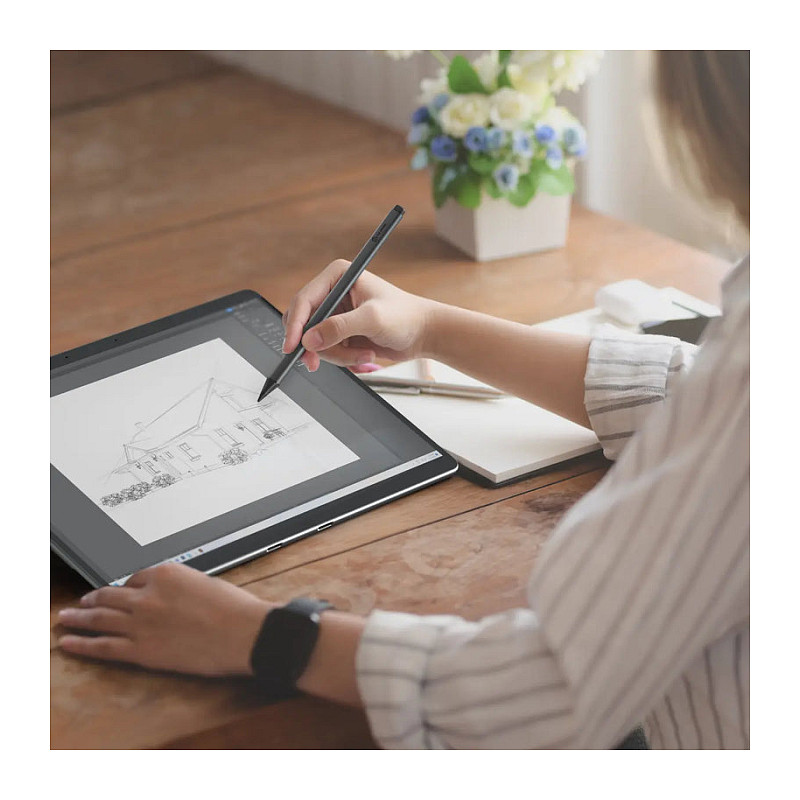 Stilolaps Digjital ALOGIC Clarity Active Stylus Pen 2 / ALASS2 / 4096 Nivele Presioni / MPP / Tilt Sensor / Fshirës Digital / USB-C – Gri 2