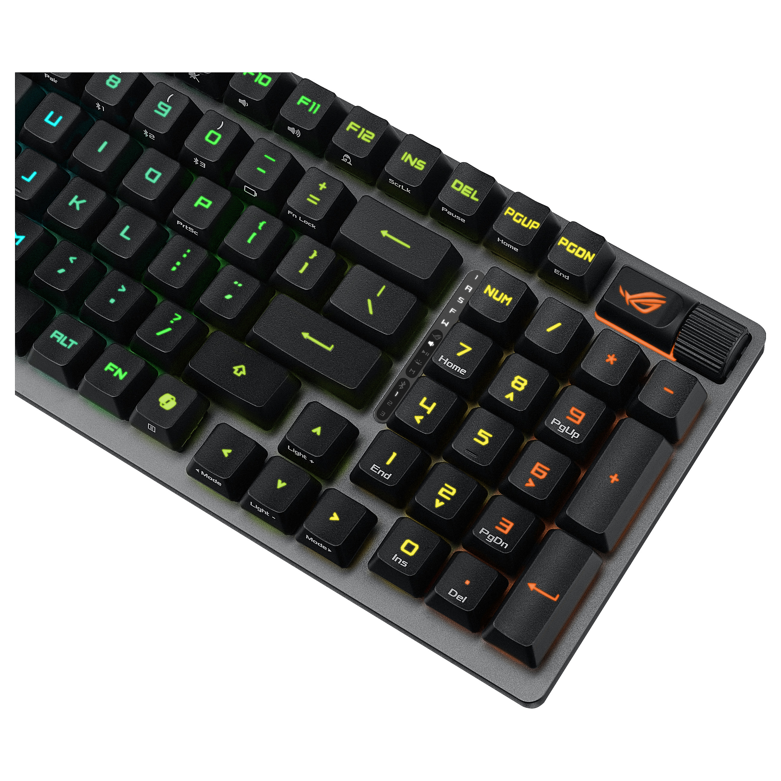 Tastierë Gaming ASUS ROG Strix Scope II 96 RX / Mekanike / Optical Switch (ROG RX Red) / Wired&Wireless / USB-C + Bluetooth+ RF 2.4GHz / Francez – Zezë 9