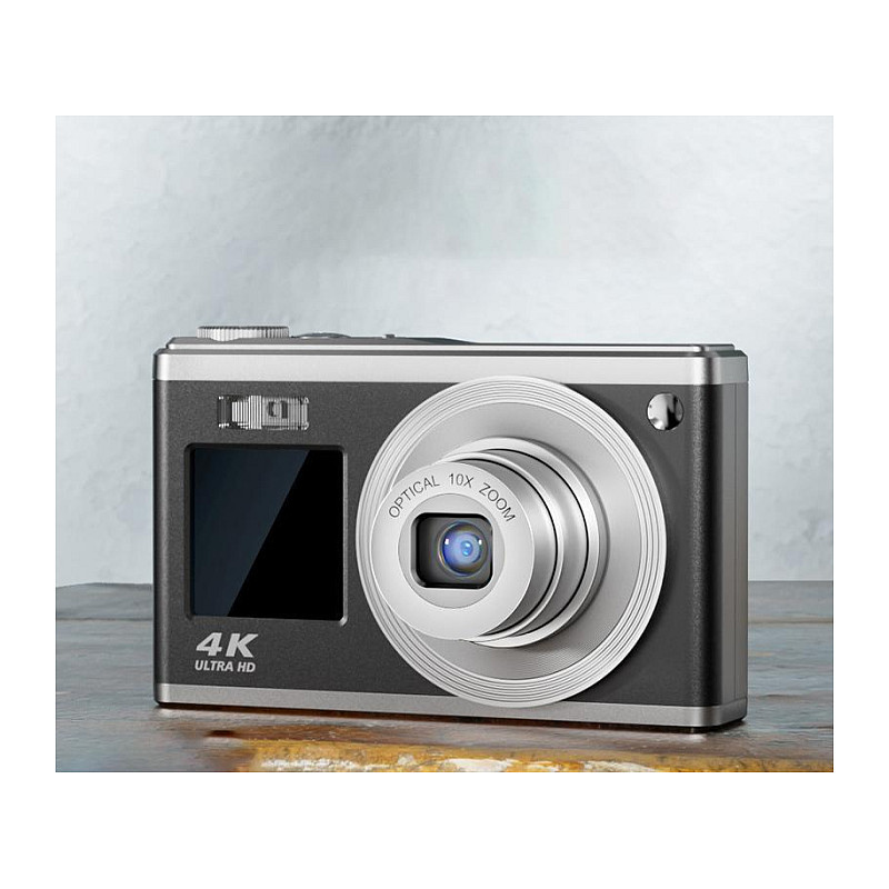 Kamerë digjitale Rollei Compactline 10x / 60MP / 10x Optical Zoom / 4K / Dual Display - Gri/Argjend 5
