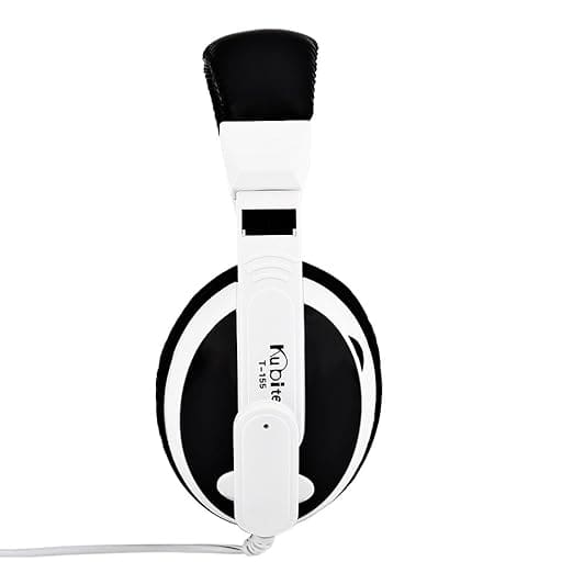 Kufje Gaming Kubite T-155 / E zezë dhe E bardhë 2