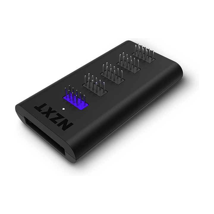 Hub USB i Brendshëm NZXT AC-IUSBH-M3, 4x USB 2.0, SATA, Montim Magnetik - Zezë 2
