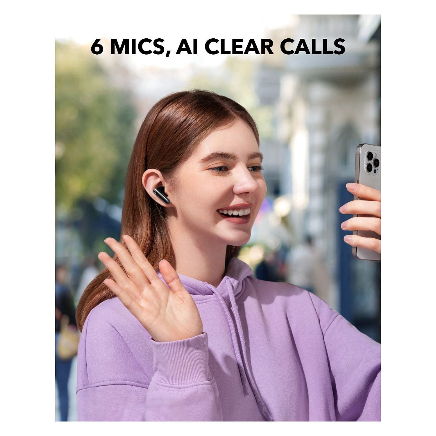 Kufje pa kabllo Soundcore P40i, Bluetooth 5.3, ANC, 11mm, IPX5 – Zezë 5