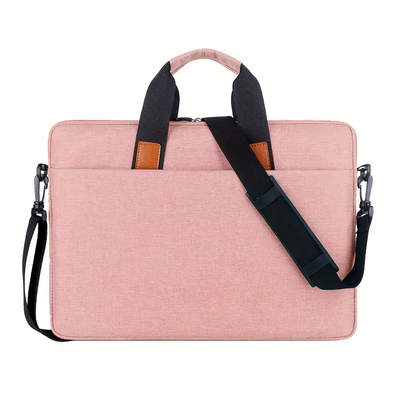 Çantë për Laptop Okade B005 / B53-53 / 15.6 Inch / Polyester / Shockproof Padding / Trolley sleeve / Lightweight / 39×29x3 cm / Rozë