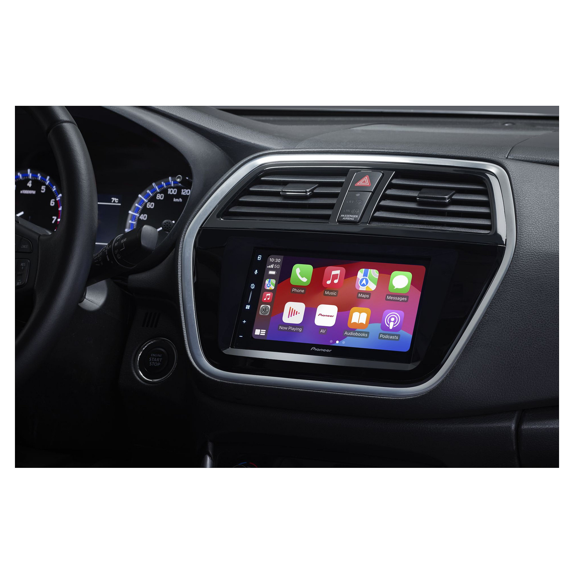 Radio multimedia për veturë Pioneer SPH-DA77DAB, 2 DIN, ekran me prekje 6.8", Apple CarPlay dhe Android Auto pa kabllo, DAB+, Bluetooth, Wi-Fi, 4 × 50 W - Zezë 5