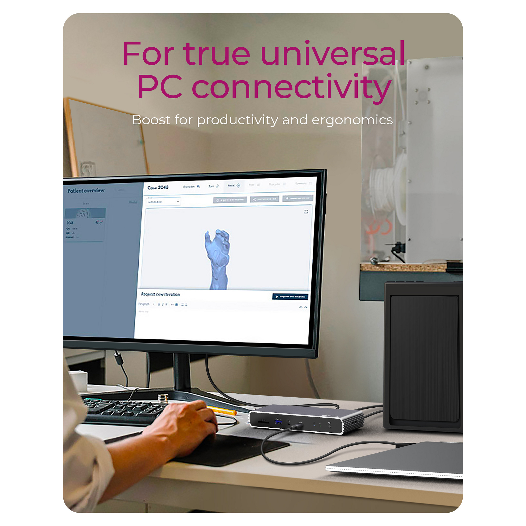Docking Station D Thunderbolt 4 Type-C 4xUSB-A/3xUSB-C/HDMI ICY BOX thumbnail 2