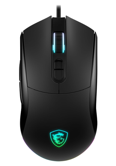 Maus Gaming MSI FORGE GM320, me kabllo, Sensor Optik, Ndriçim RGB, Dizajn Ergonomik – Zezë 6