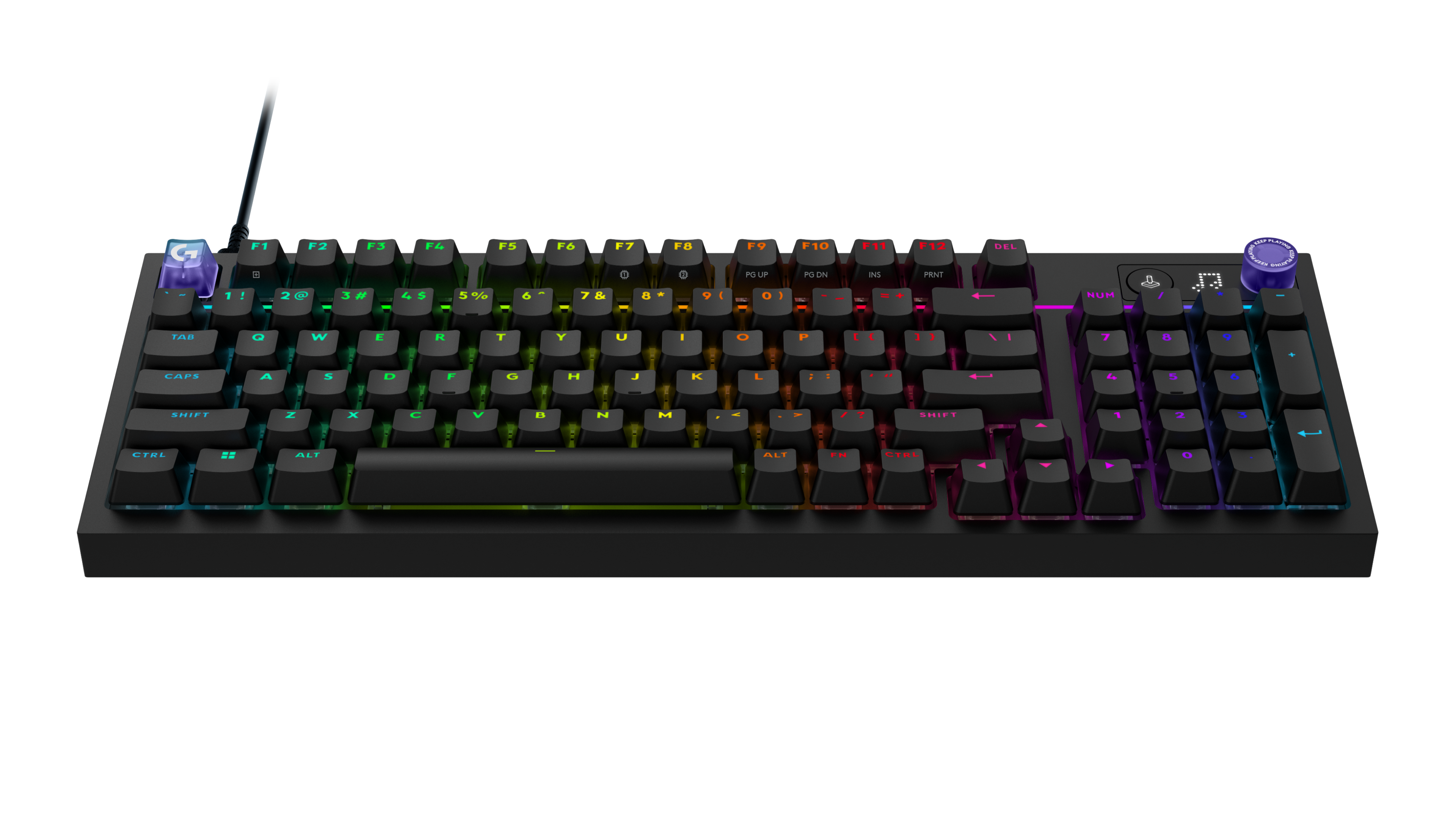 Tastierë Gaming Logitech G316 X 98 / Mekanike / Wired / 98% / Hot‑Swappable / 8000 Hz / RGB – Zezë 2