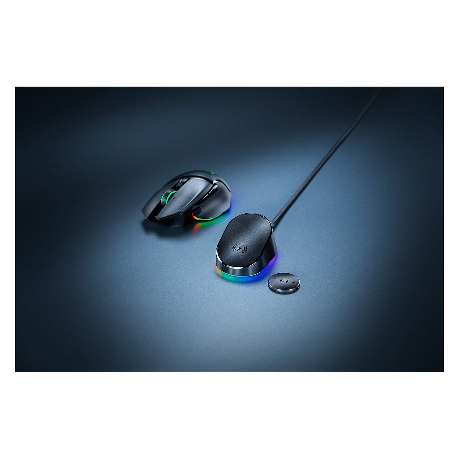 Modul Karikimi pa Kabllo Razer Wireless Charging Puck, për Basilisk V3 Pro, Cobra Pro, Naga V2 Pro – Zezë 5