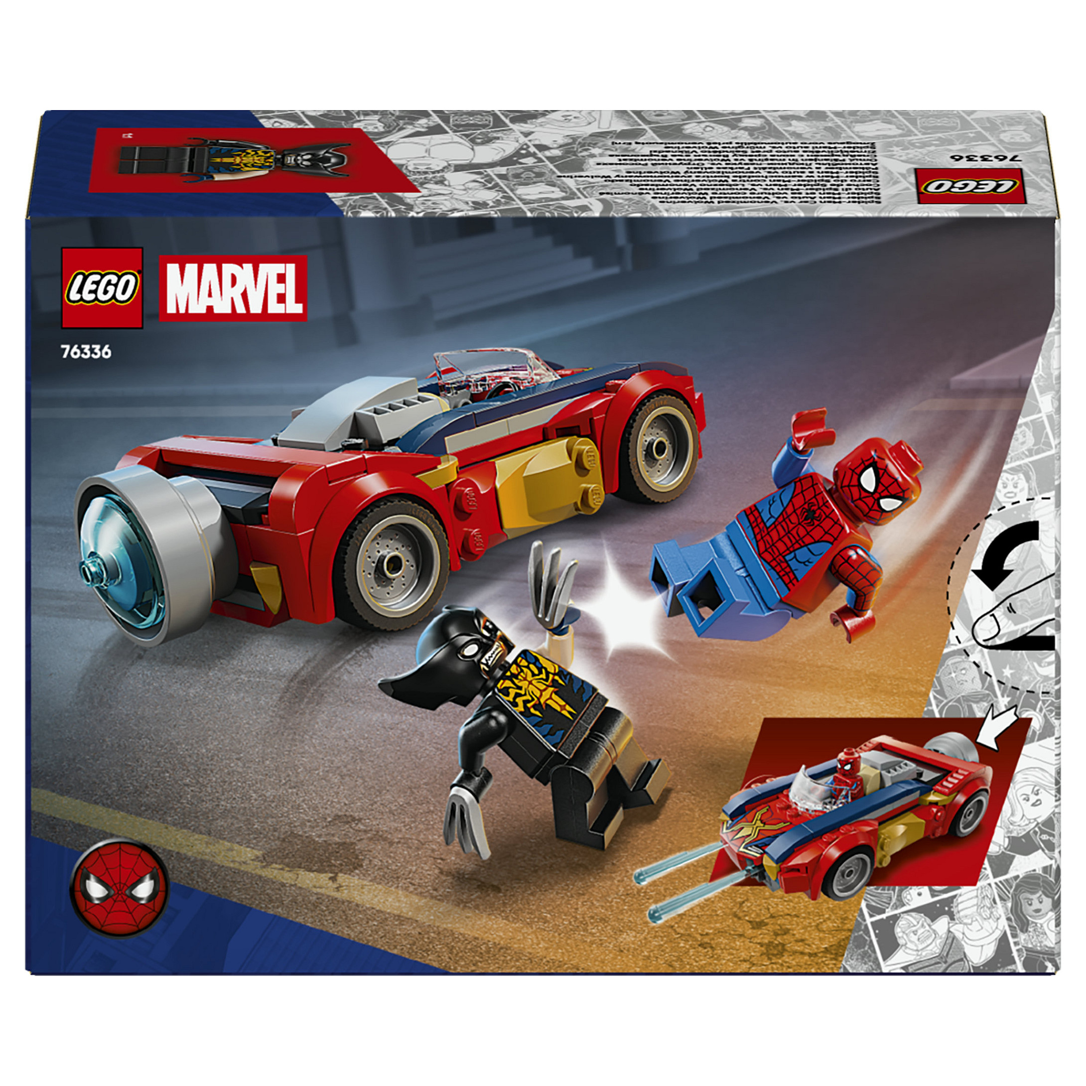LEGO Marvel Spider-Man Car vs. Venomized Wolverine 76336 thumbnail 6