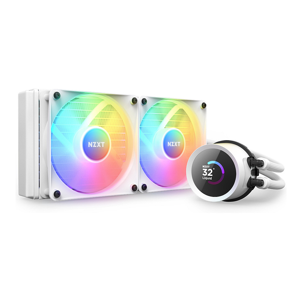 Ftohës për Procesor NZXT Kraken 240 RGB / 240mm / AIO / RGB / LCD - Bardhë