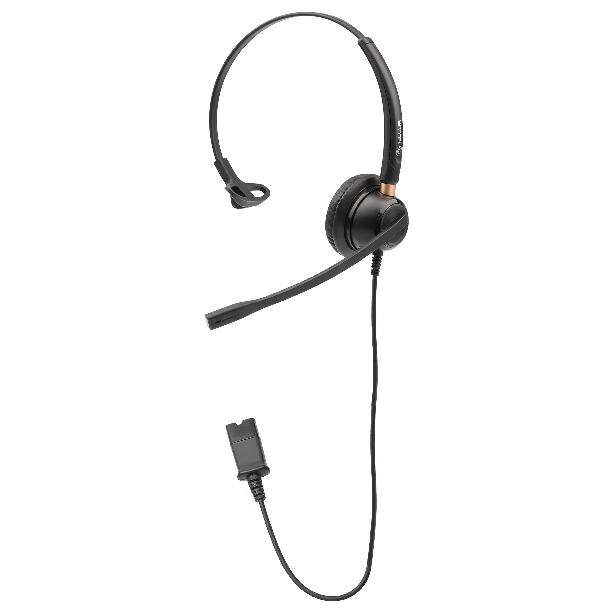 Kufje me kabllo Tellur Voice 510N / USB-A / QD / Monaural / 150–10.000 Hz - Zezë 2