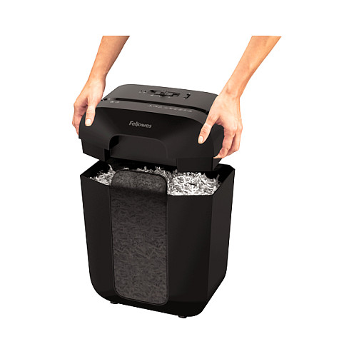 Shredder Fellowes Powershred LX50, Cross-Cut, P-4, 9 fletë, 4 × 37mm, 17L, Safety Lock - Zezë 4