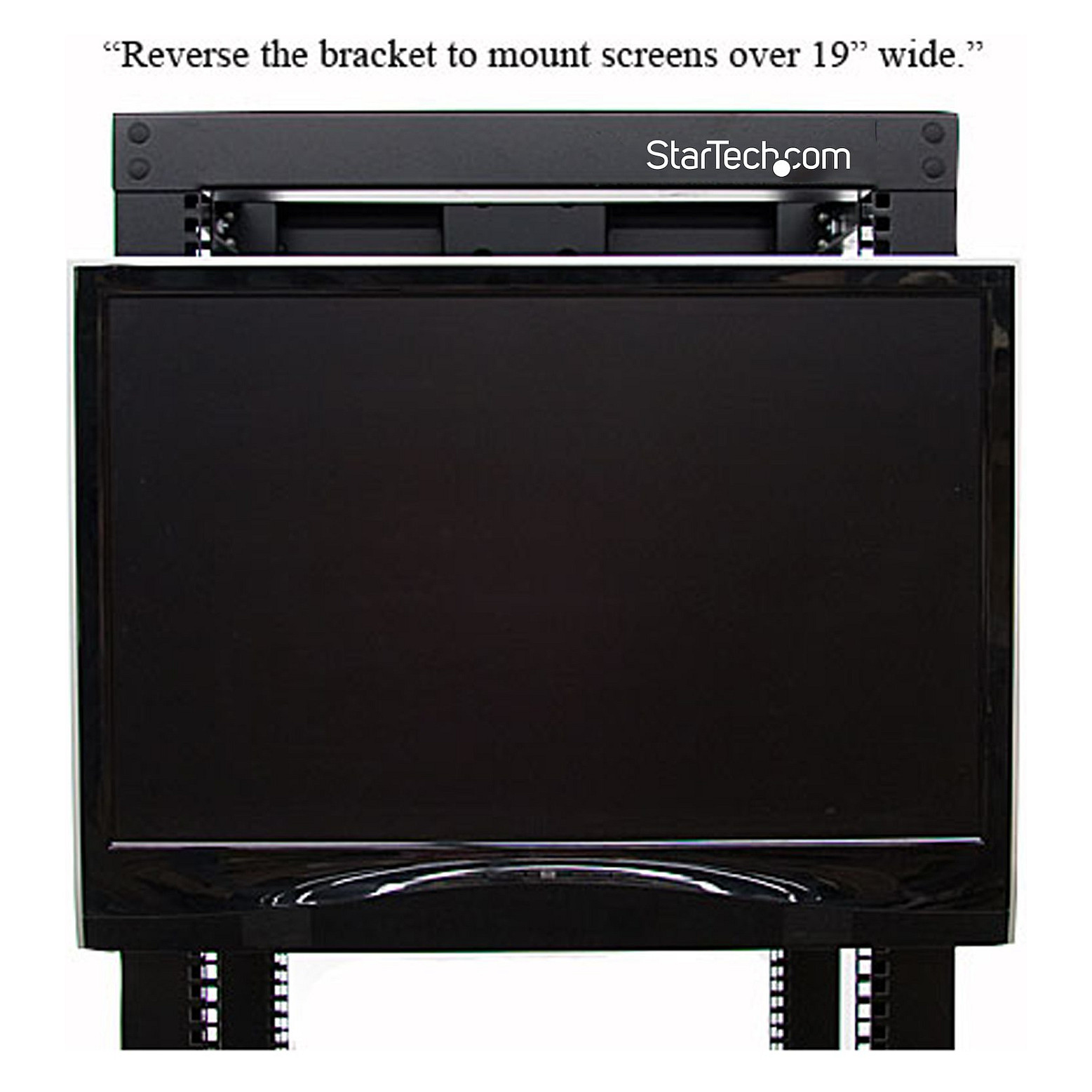 Mbajtëse për Monitor StarTech.com RKLCDBK , Rack 19" , 4U , VESA 75x75 & 100x100 , thellësi e rregullueshme - Zezë 6