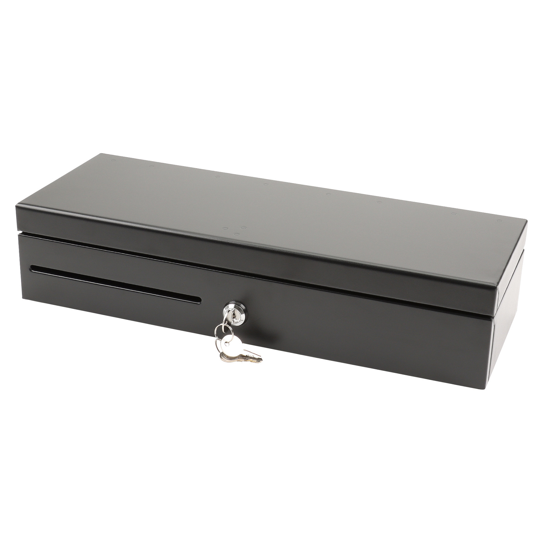 Kasë Metallic Cash Drawer POS System / 3-position key lock / 40.5*42 CM / e zezë 4