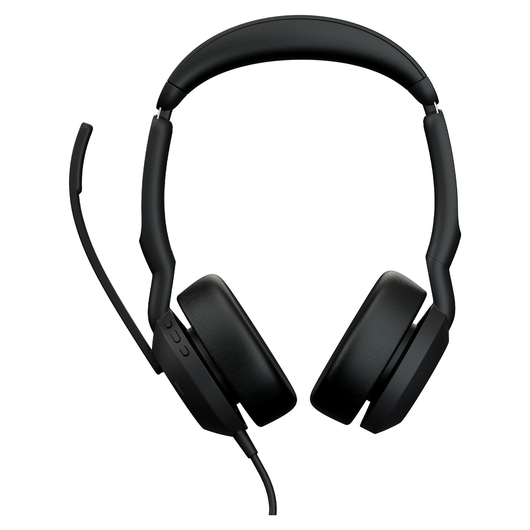 Kufje me kabllo Jabra Evolve2 50 UC Stereo / USB-A / Bluetooth 5.2 / 28mm / ANC / Mikrofon me reduktim të zhurmës - Zezë