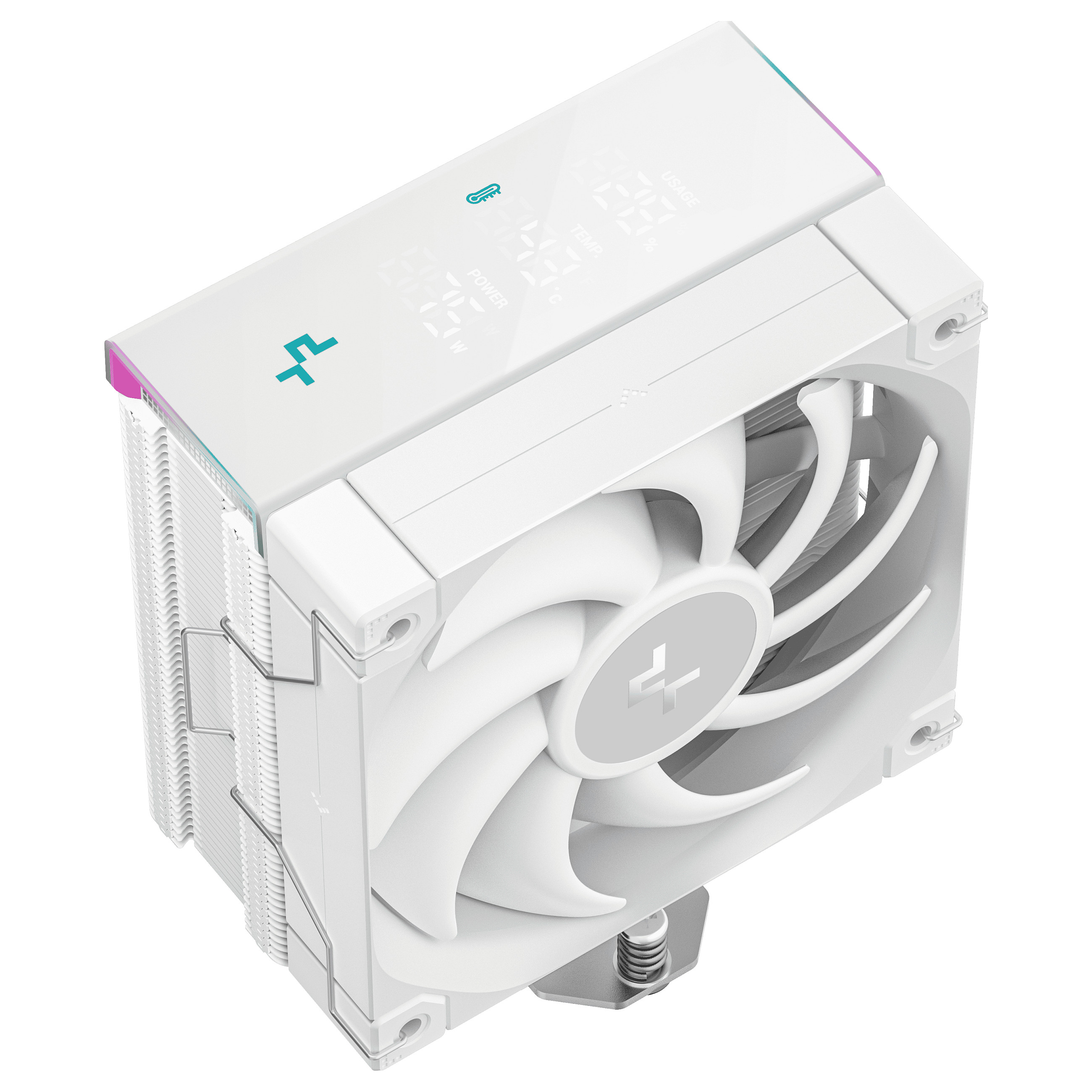 Ftohës për Procesor DeepCool AK400 Digital Pro / ARGB / LCD – Bardhë thumbnail 2
